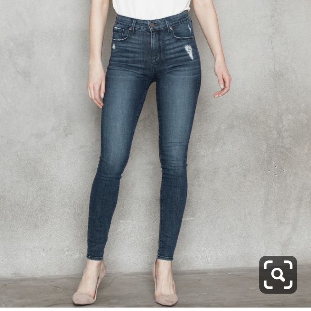 Parker Smith Bombshell High Rise Skinny Jeans.